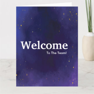 New Employee Welcome Watercolor Card