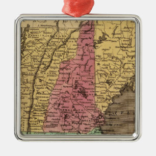 New England 4 Metal Ornament