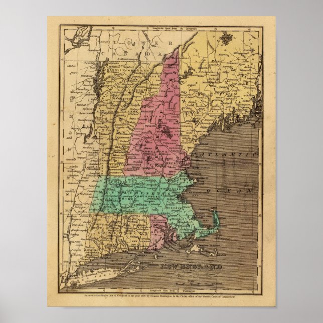 New England 4 Poster (Front)