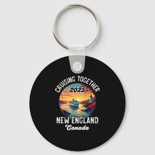 New England Canada Cruise  Keychain