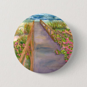 New England Coast 2 Inch Round Button