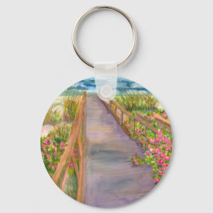 New England Coast Keychain