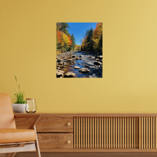 New England Colourful Landscape Poster