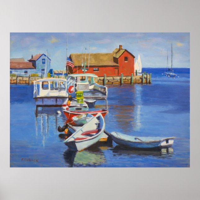 New England Costal Art Poster (Front)