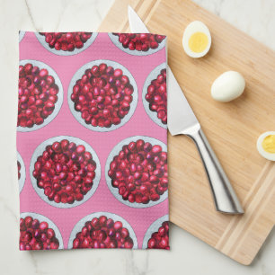 New England Cranberries Cranberry Bog Berries Kitchen Towel