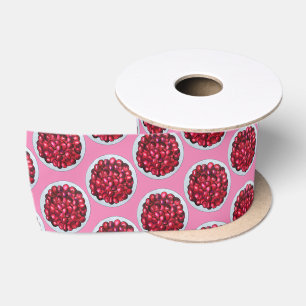 New England Cranberries Cranberry Bog Berries Satin Ribbon