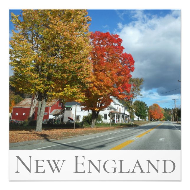 New England Fall Colours Photo Print (Front)