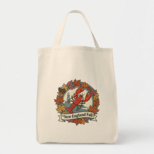 New England Fall Lobster Tote Bag