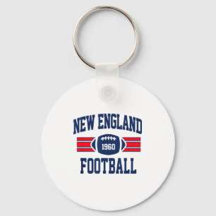 New England Football Athletic Vintage Srts Team Fa Keychain