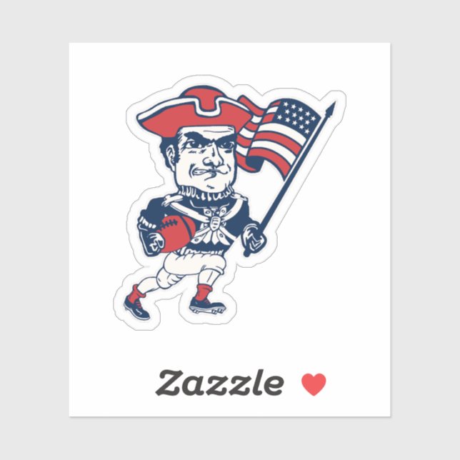 New England Football Mascot (Sheet)