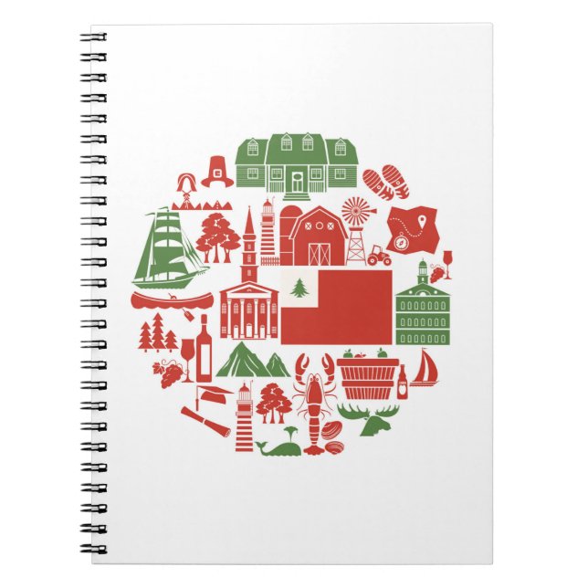New England Icons Notebook (Front)
