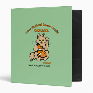 New England Meow Outfit 3-Ring Binder