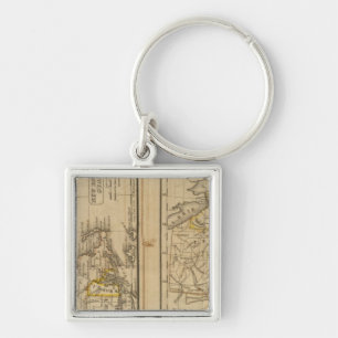 New England, Middle States Keychain