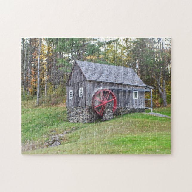 New England Mill Jigsaw Puzzle (Horizontal)