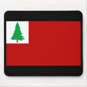 New England Pine Flag Mousepad