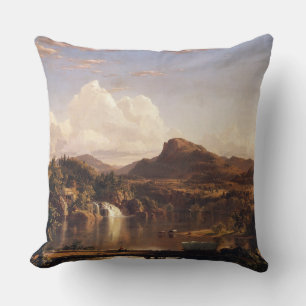 New England Scenery Frederic Edwin Church Throw Pillow