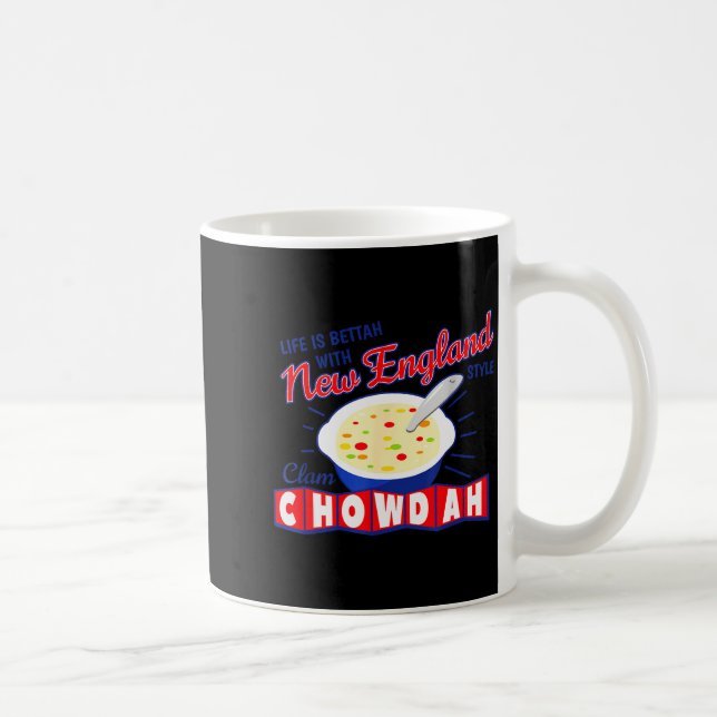 New England Style Clam Chowder  Coffee Mug (Right)