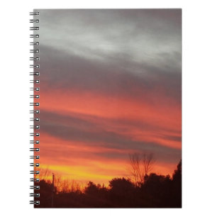 New England Sunset Notebook