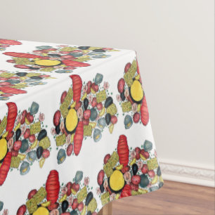 New England USA New England Clambake Dinner Tablecloth