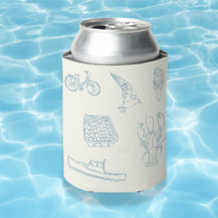 New England Wedding  Can Cooler