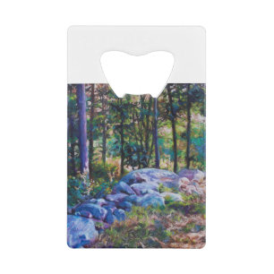 New England Woods Credit Card Bottle Opener