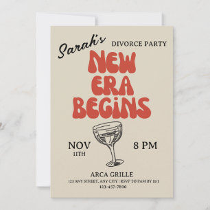 NEW ERA DIVORCE PARTY INVITATION 
