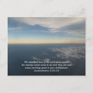 New Every Morning Postcard