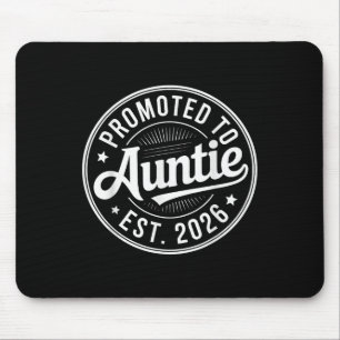 New Family Member Announcement Promoted To Auntie Mouse Pad