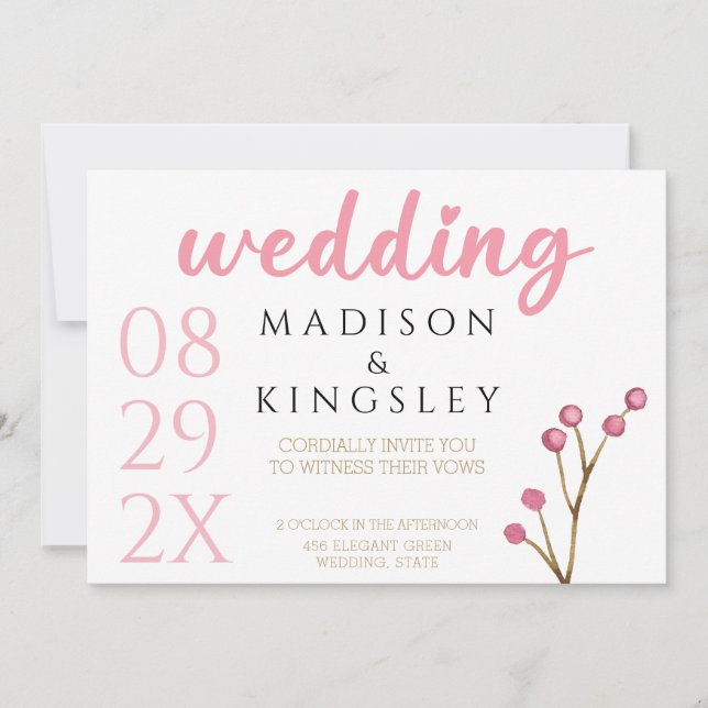 New Fancy Elegant Sensational and Spectacular  Invitation (Front)