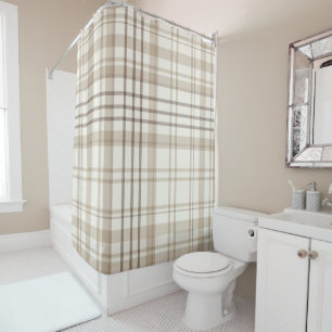 New Farmhouse Beige & Taupe Plaid