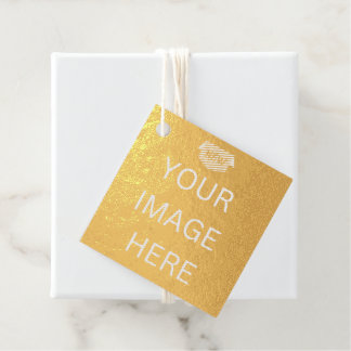 NEW! Favour Tag - Real Foil - Set of 12 - Square