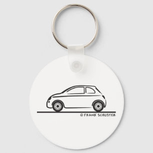 New Fiat 500 Cinquecento Keychain