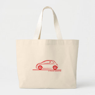 New Fiat 500 Cinquecento Large Tote Bag