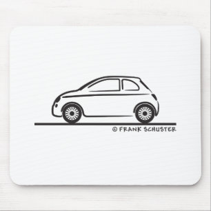 New Fiat 500 Cinquecento Mouse Pad