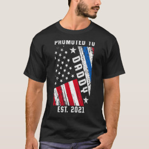 New First Time Dad Police Law Enforcement Daddy  6 T-Shirt