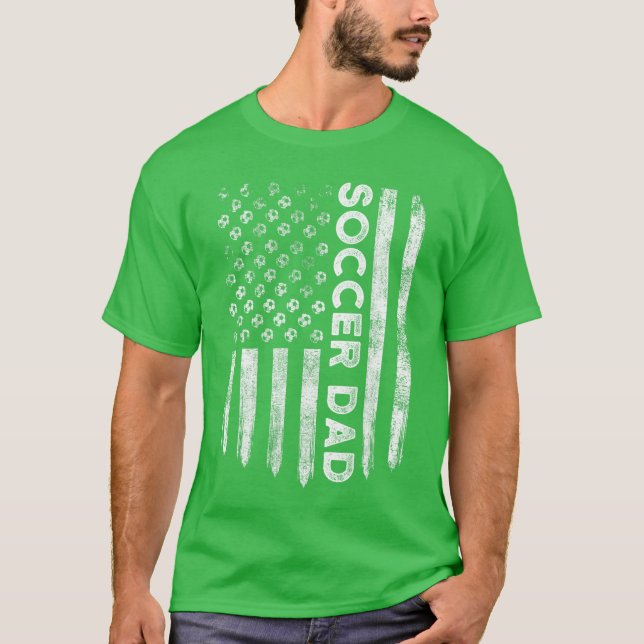 New Firstime Dad to Be ools Soccer Daddy DA1 funny T-Shirt (Front)