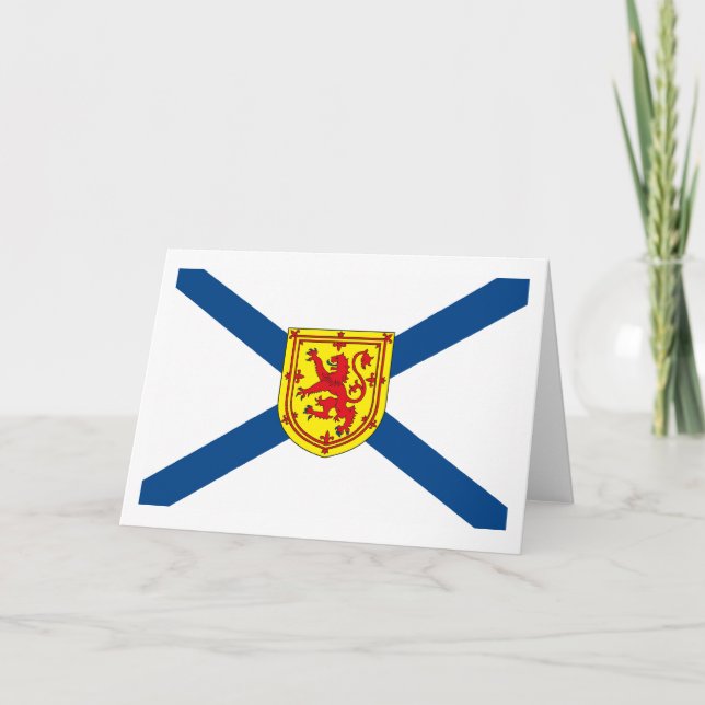New Flag Greeting Card Scotia (Front)