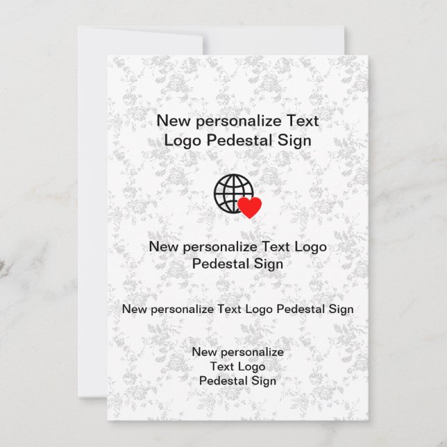 New Flat Invitation Customize your own (Front)