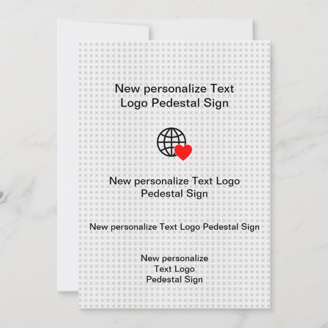 New Flat Invitation Customize your own (Front)