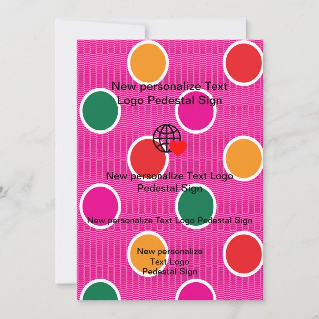 New Flat Invitation Customize your own (Front)