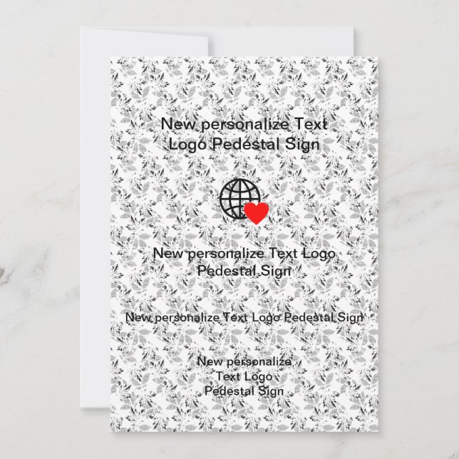 New Flat Invitation Customize your own (Front)