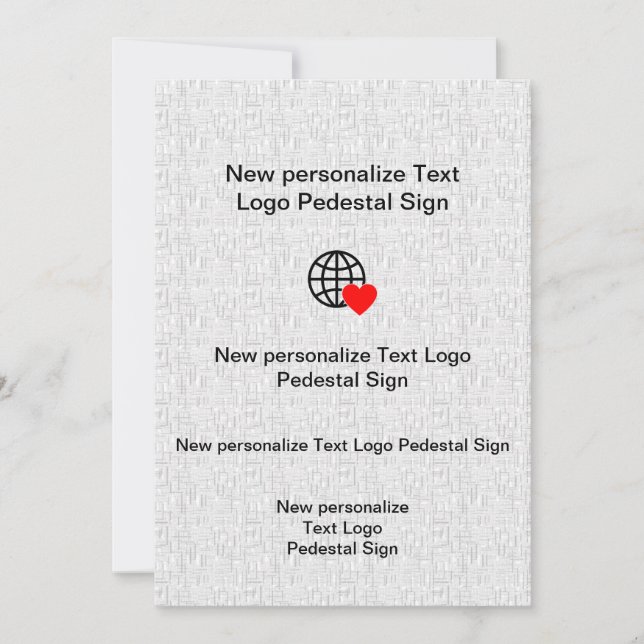 New Flat Invitation Customize your own (Front)