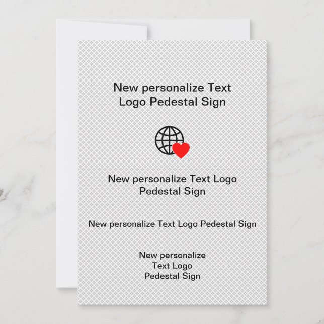 New Flat Invitation Customize your own (Front)