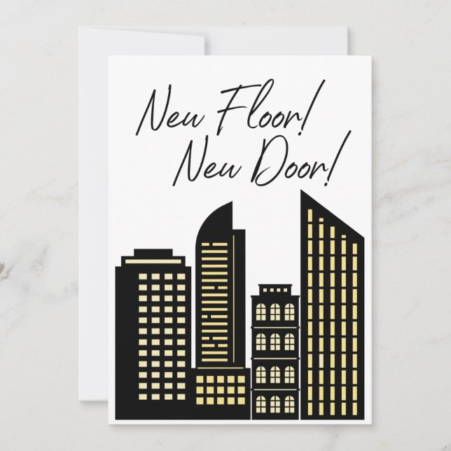 New Floor New Door New Apartment Announcement (Front)