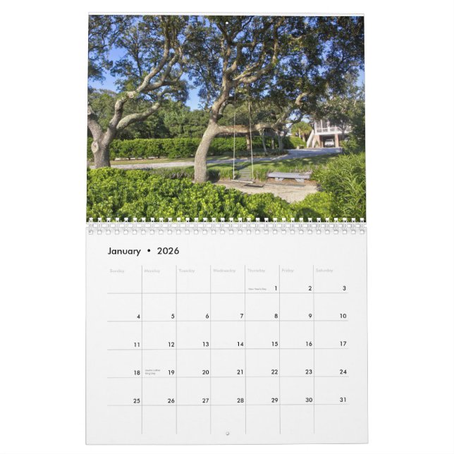 New For 2025 Pawleys Island Wall Calendar (Jan 2026)