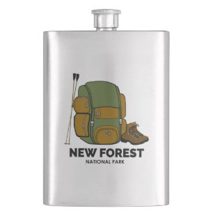 New Forest National Park Backpack Hip Flask