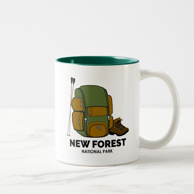 New Forest National Park Backpack Two-Tone Coffee Mug (Right)