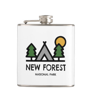 New Forest National Park Hip Flask