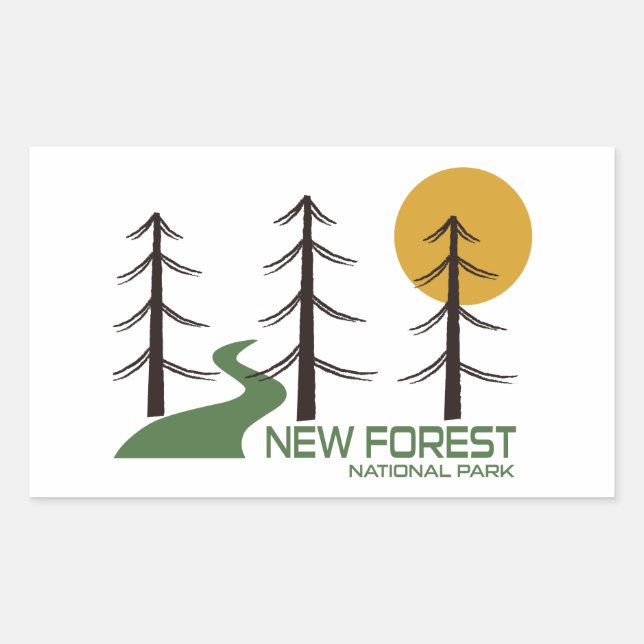 New Forest National Park Trail Sticker (Front)