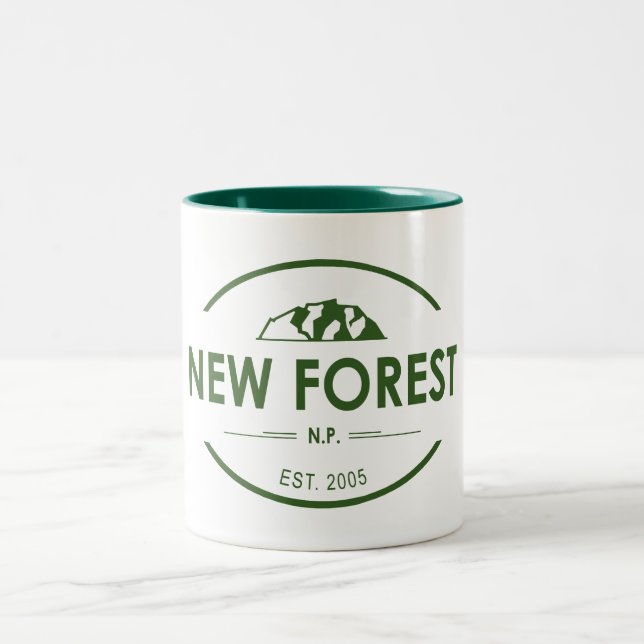 New Forest National Park Two-Tone Coffee Mug (Center)